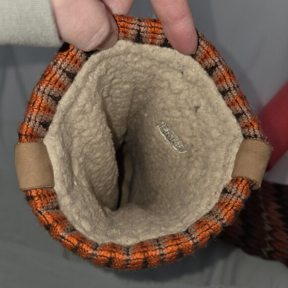 Keen The Alpine Knit Boot Orange/Brown/Rust/Olive Green - 5.5/6 - Picture 10 of 10